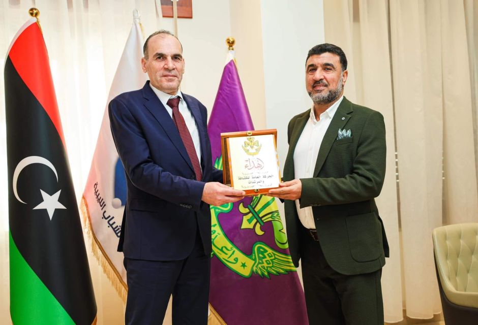 الكشافة والمرشدات الليبية تستقبل الأمين العام للمجلس الأعلى للشباب والرياضة الفلسطيني 24 IMG 1523