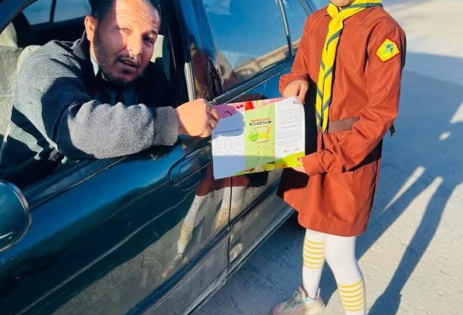 مرشدات ليبيا تنظم حملة توعوية حول التغذية السليمة والصحة المستدامة 29 IMG 1550