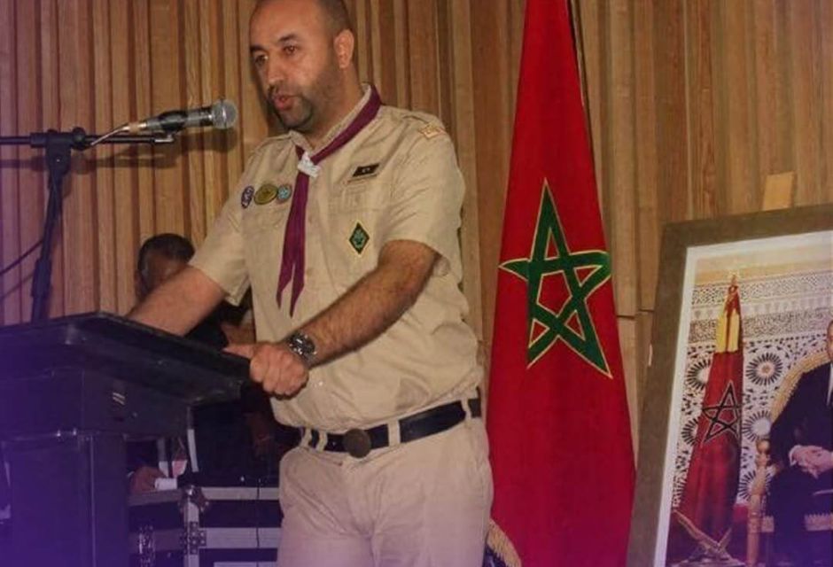 الخطاب ممثلا للكشافة الليبية في المملكة المغربية 13 IMG 1500