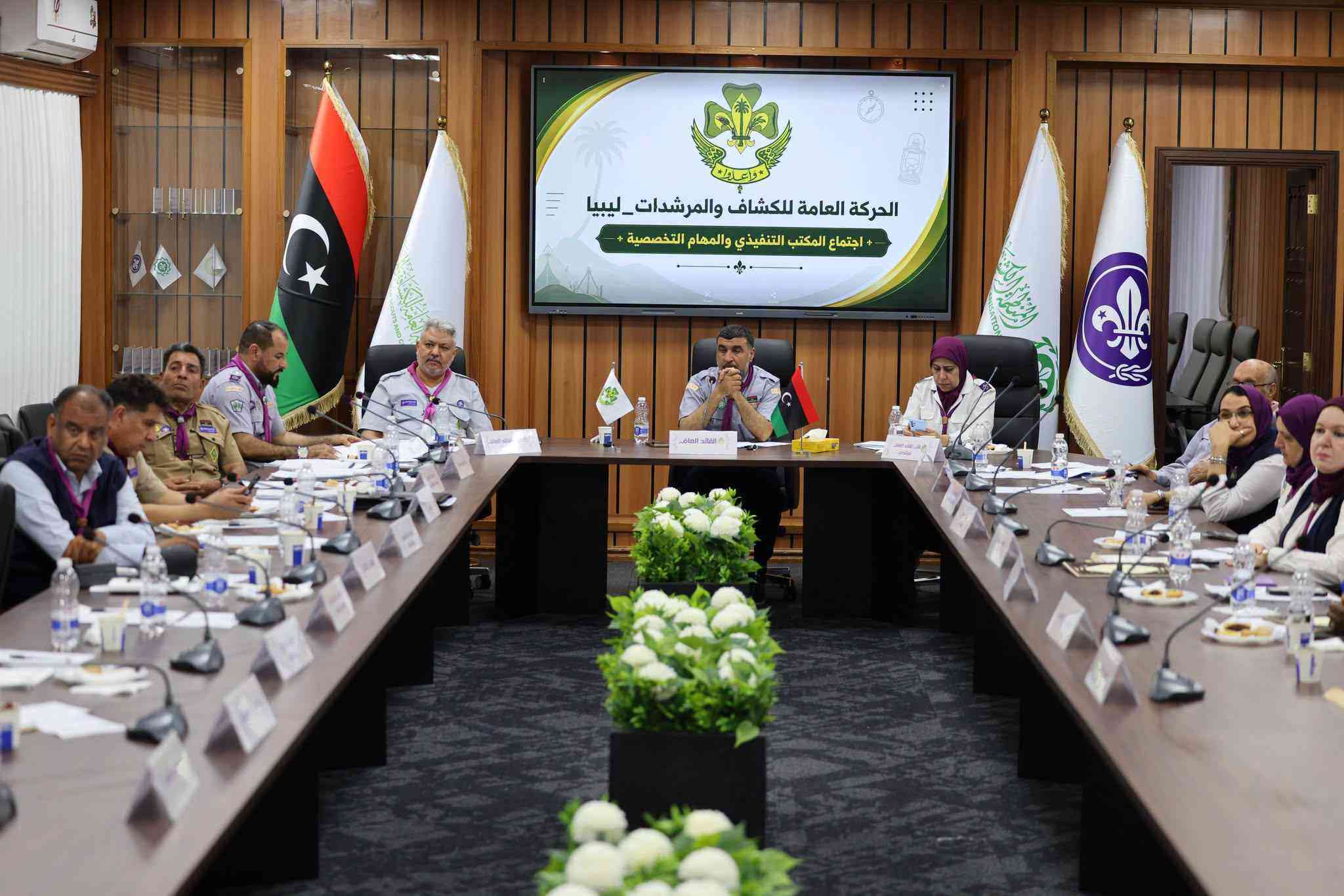 وزير الشباب المهندس هيثم الزحاف يجري زيارة إلى مقر القيادة العامة للحركة العامة للكشافة والمرشدات 4 727953333 2106031263674516 3236358697058130186 n