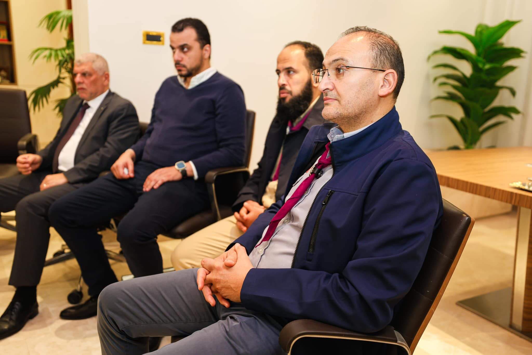 الكشافة والمرشدات الليبية تستقبل الأمين العام للمجلس الأعلى للشباب والرياضة الفلسطيني 7 IMG 1522