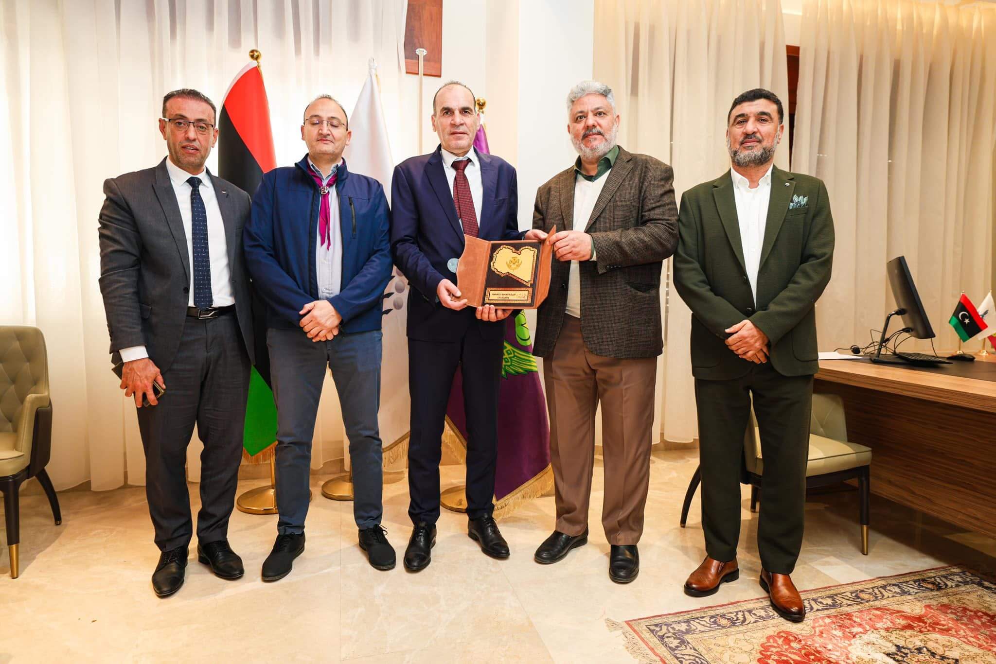 الكشافة والمرشدات الليبية تستقبل الأمين العام للمجلس الأعلى للشباب والرياضة الفلسطيني 9 IMG 1525