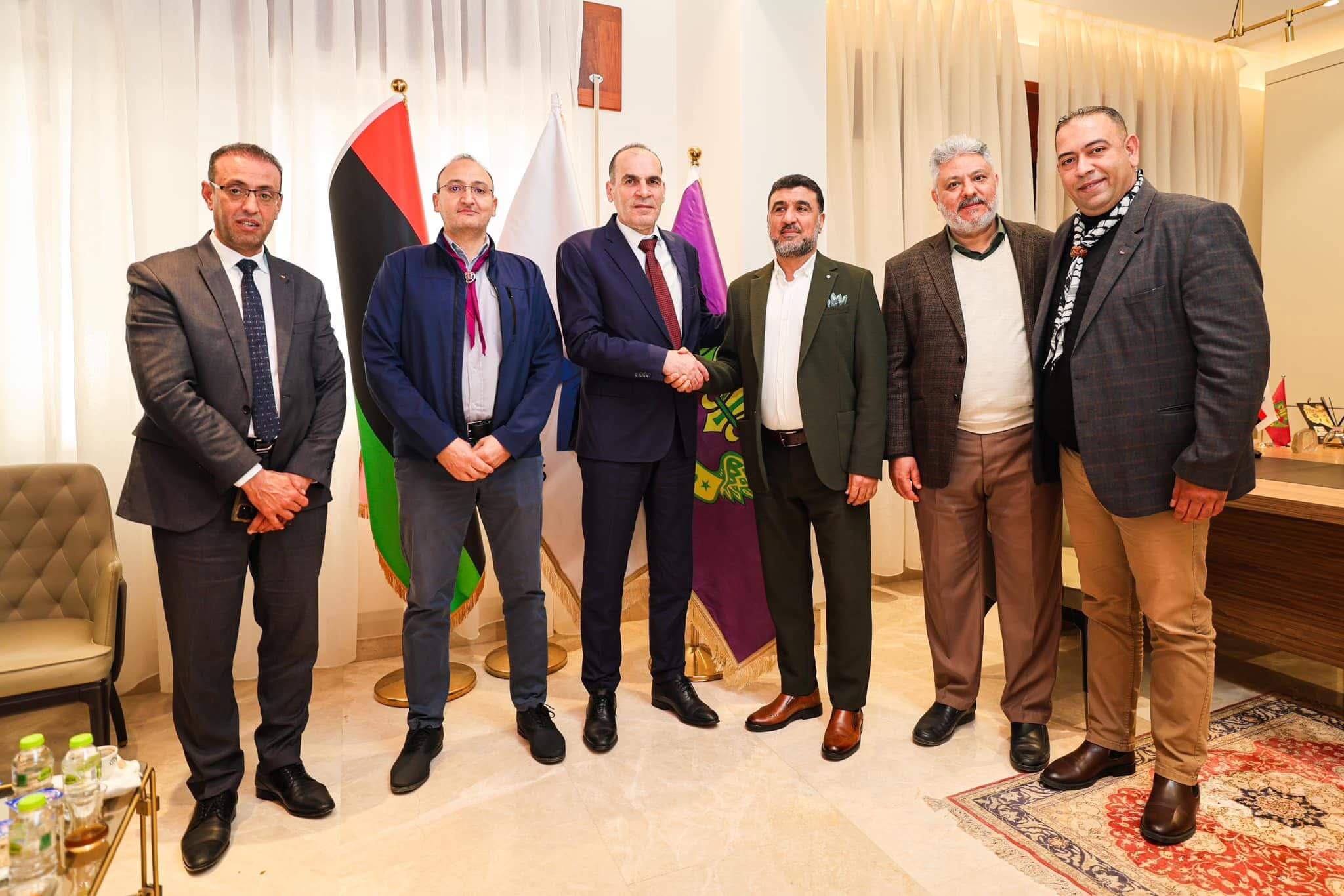 الكشافة والمرشدات الليبية تستقبل الأمين العام للمجلس الأعلى للشباب والرياضة الفلسطيني 5 IMG 1526