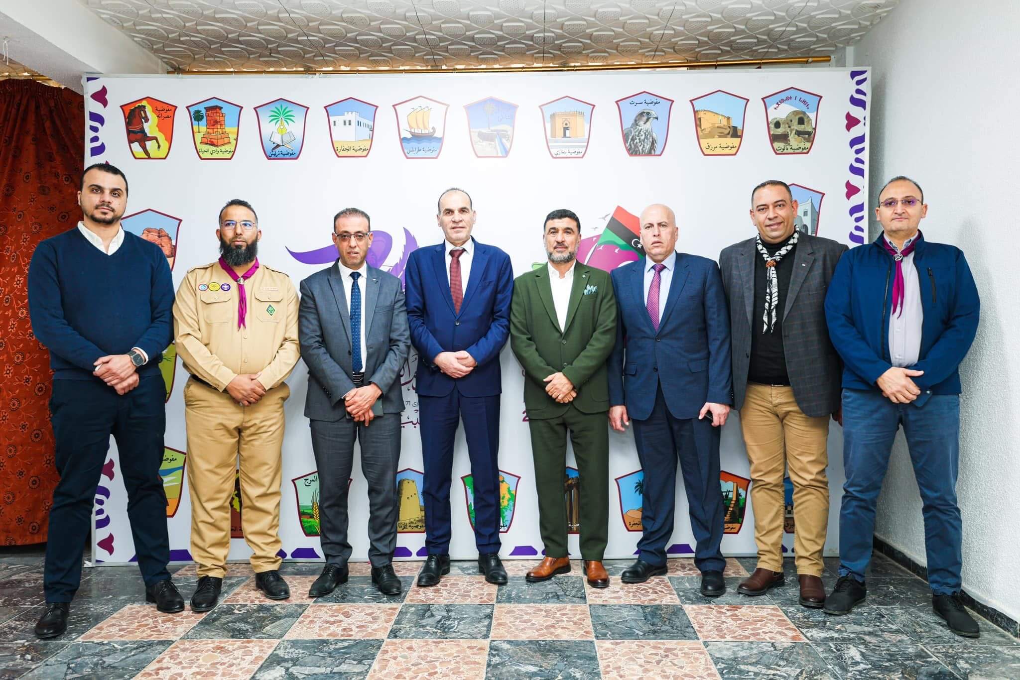الكشافة والمرشدات الليبية تستقبل الأمين العام للمجلس الأعلى للشباب والرياضة الفلسطيني 8 IMG 1528
