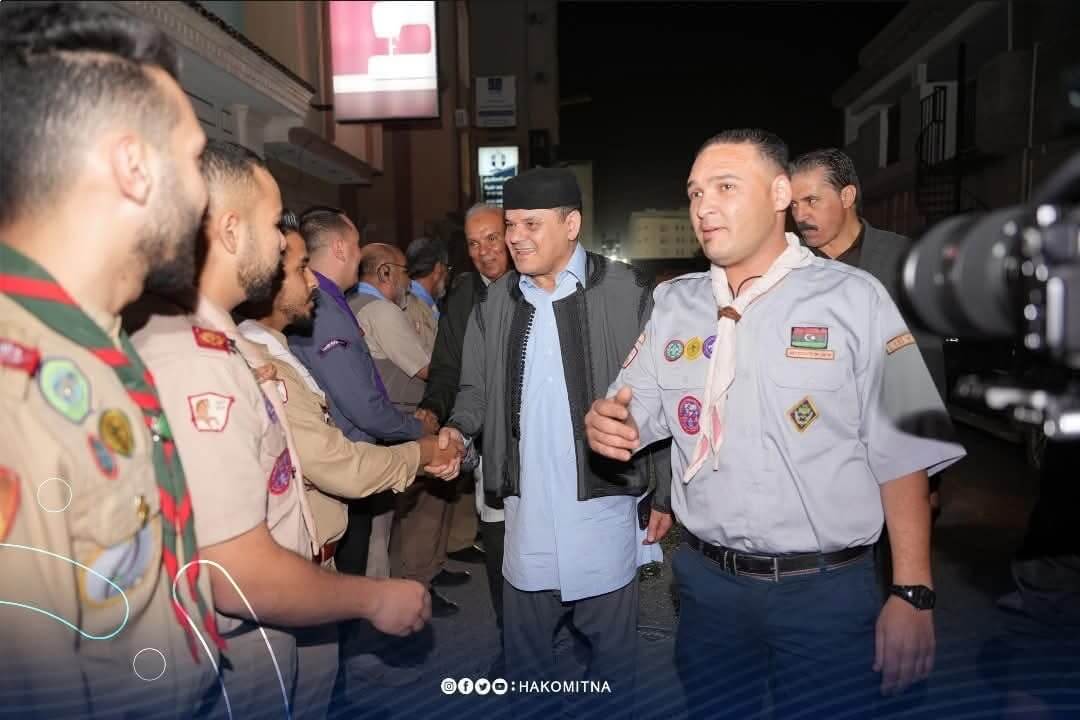 رئيس الوزراء يشارك احتفالات فوج المدينة بمفوضية مصراتة للكشافة والمرشدات 8 IMG 1556