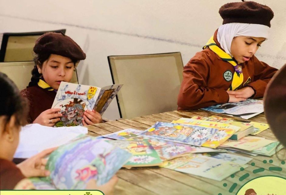 مشروع «جسر» ينشر حب القراءة بين زهرات الكشافة الليبية 19 IMG 1603 64ebb8cf