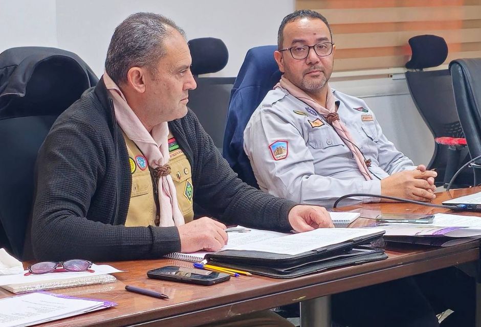 اجتماع فريق إعداد السياسة الوطنية لإدارة الكوارث والأزمات بقطاع خدمة وتنمية المجتمع – كشاف ليبيا 14 photo 1 2026 04 21 10 03 17 784577d5