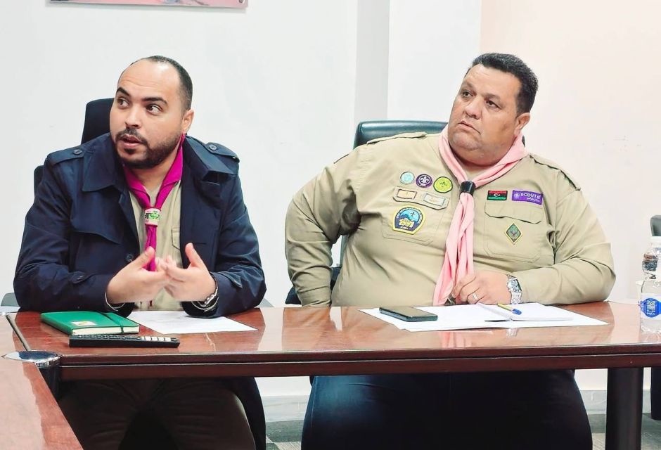 اجتماع فريق إعداد السياسة الوطنية لإدارة الكوارث والأزمات بقطاع خدمة وتنمية المجتمع – كشاف ليبيا 13 photo 5 2026 04 21 10 03 17 dbb3b153